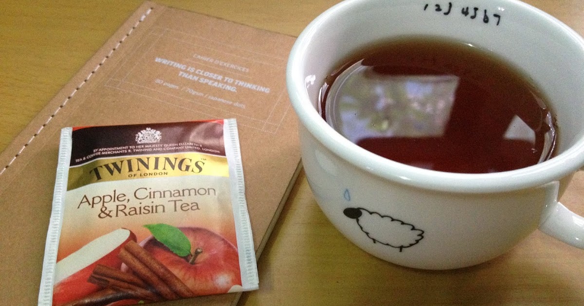 Denise Yalung Cup of Tea Twinings Apple, Cinnamon and Raisin Tea