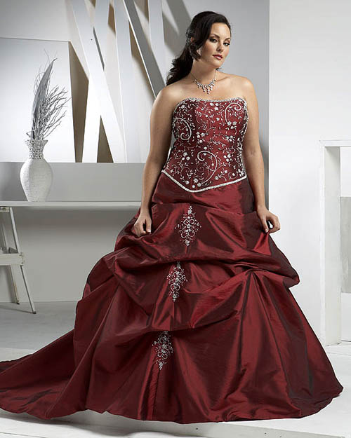 Plus Size Wedding Dresses With Color Plus Size Wedding Dresses With Color