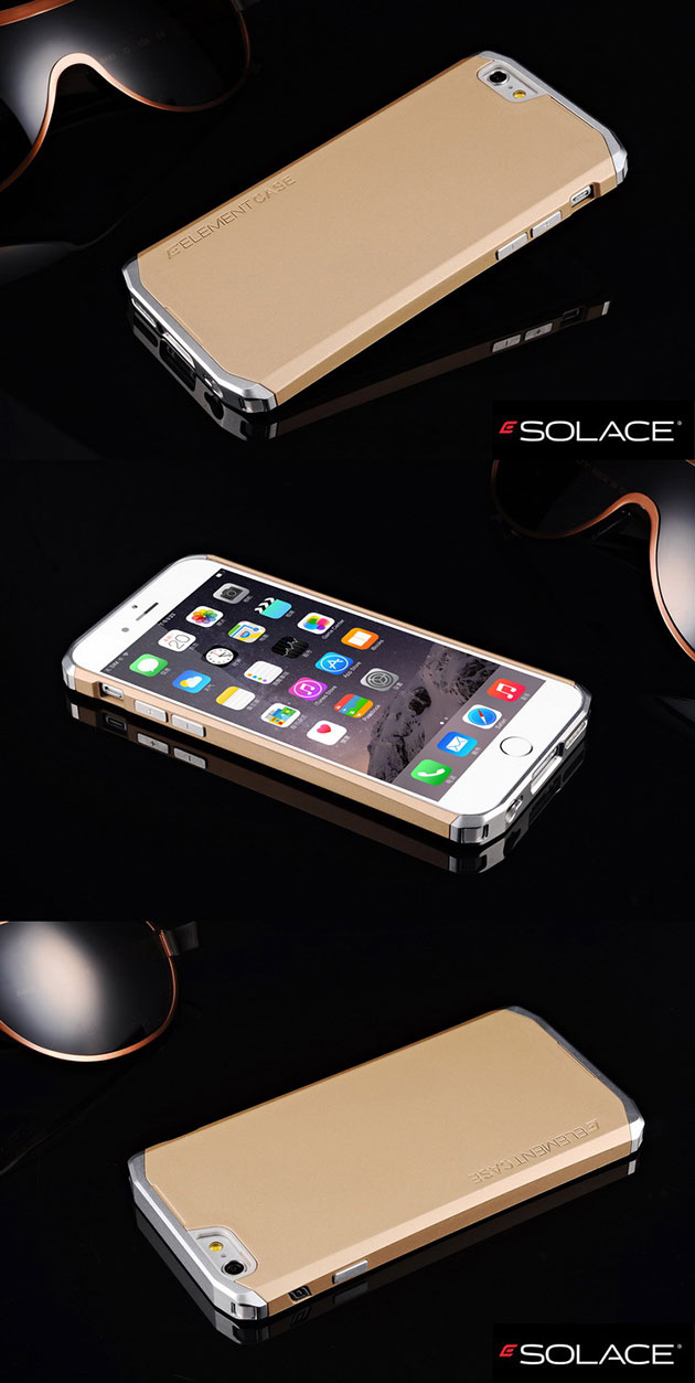 iPhone SE/5/5S เคส Element 139006 : สีทองขอบเงิน
