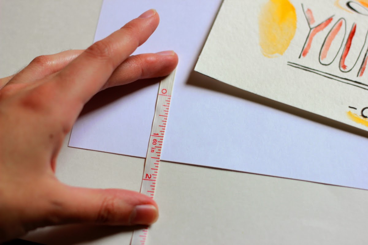 DIY Watercolor Mat Frames Melmaria Designs DIY Watercolor Mat Frames