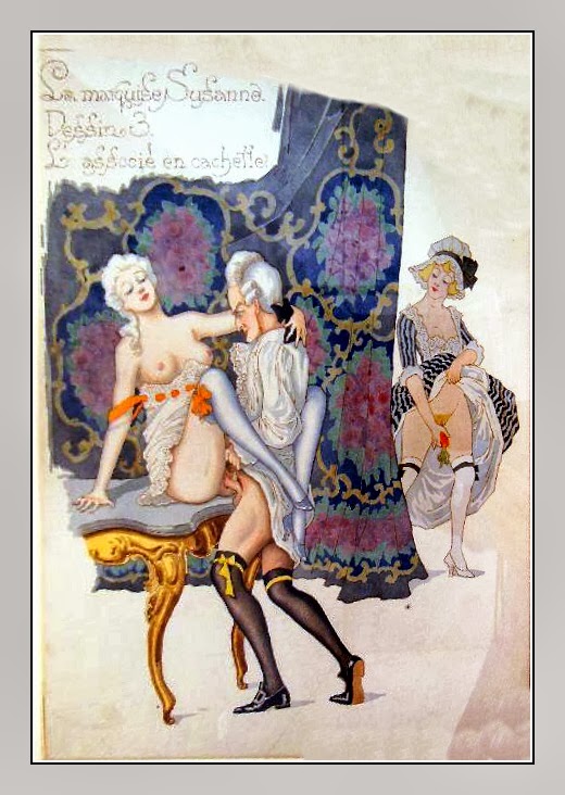 Nude and erotic art: French erotic prints, early 18th