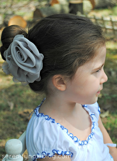 Updo accessories for girls craft serenity+now+blog