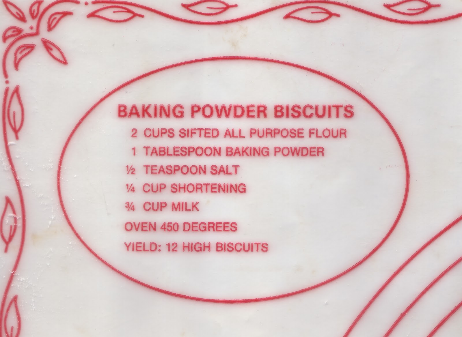 Memories Family History Through Food Baking Powder Biscuits