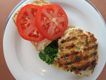 Green Apple Green Onion Chicken Burger