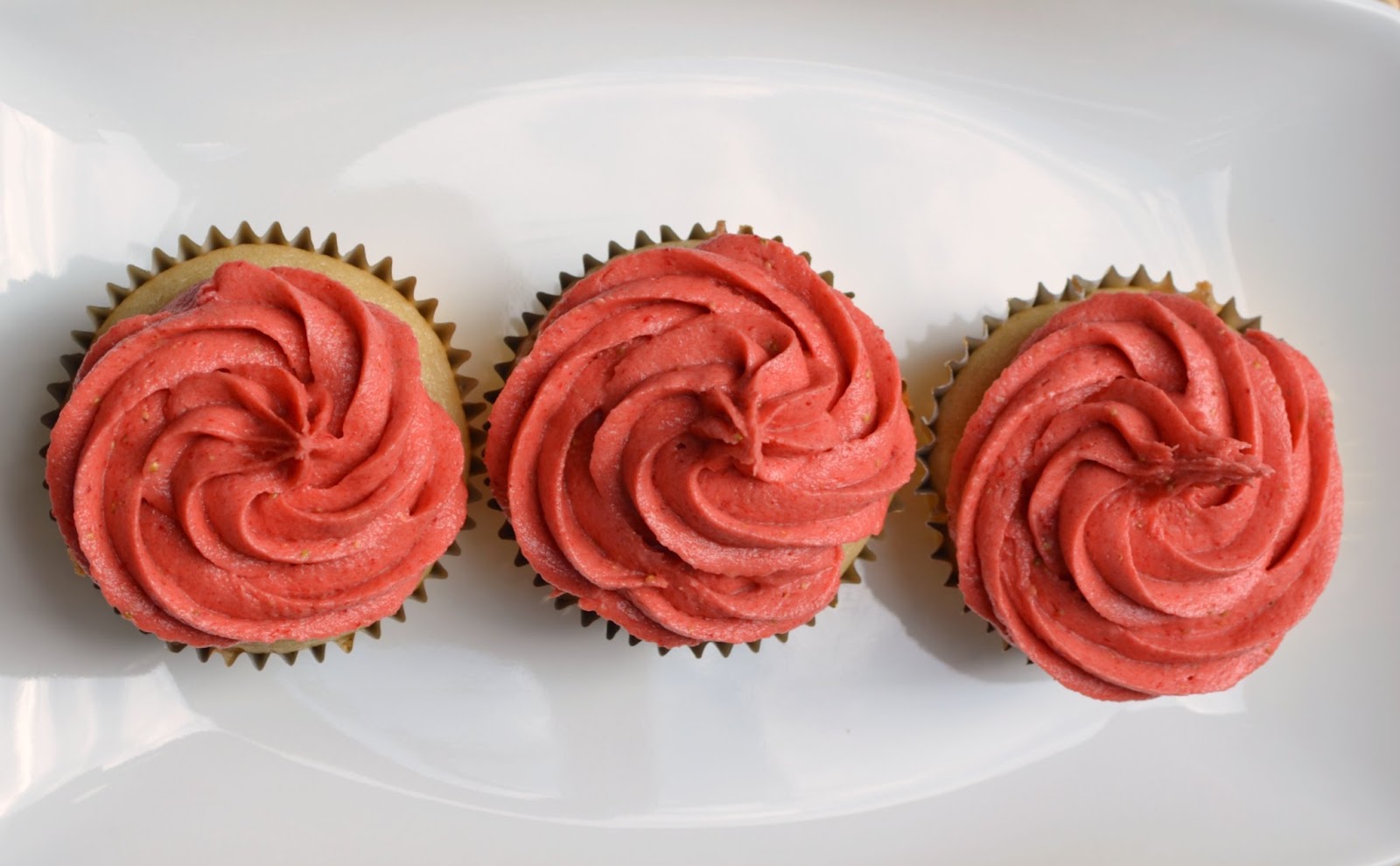 Strawberry Champagne Cupcakes