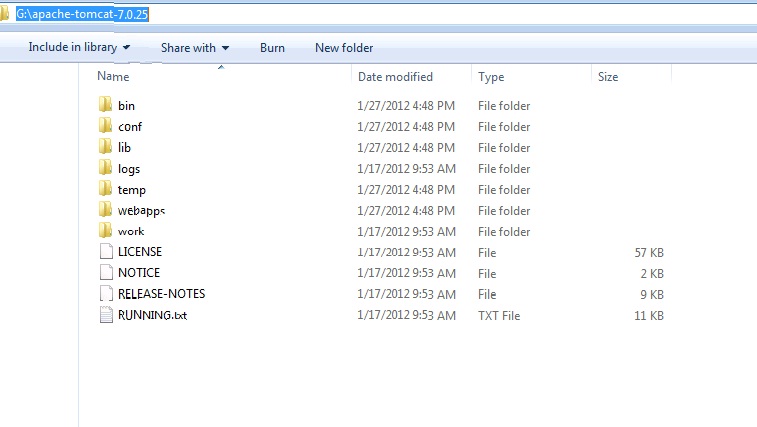 Tomcat Java Configuration Tomcat Java Configuration