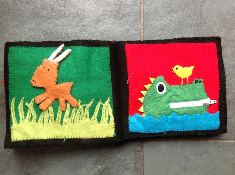 The Quiet Book Blog Hannah's Baby Quiet Book