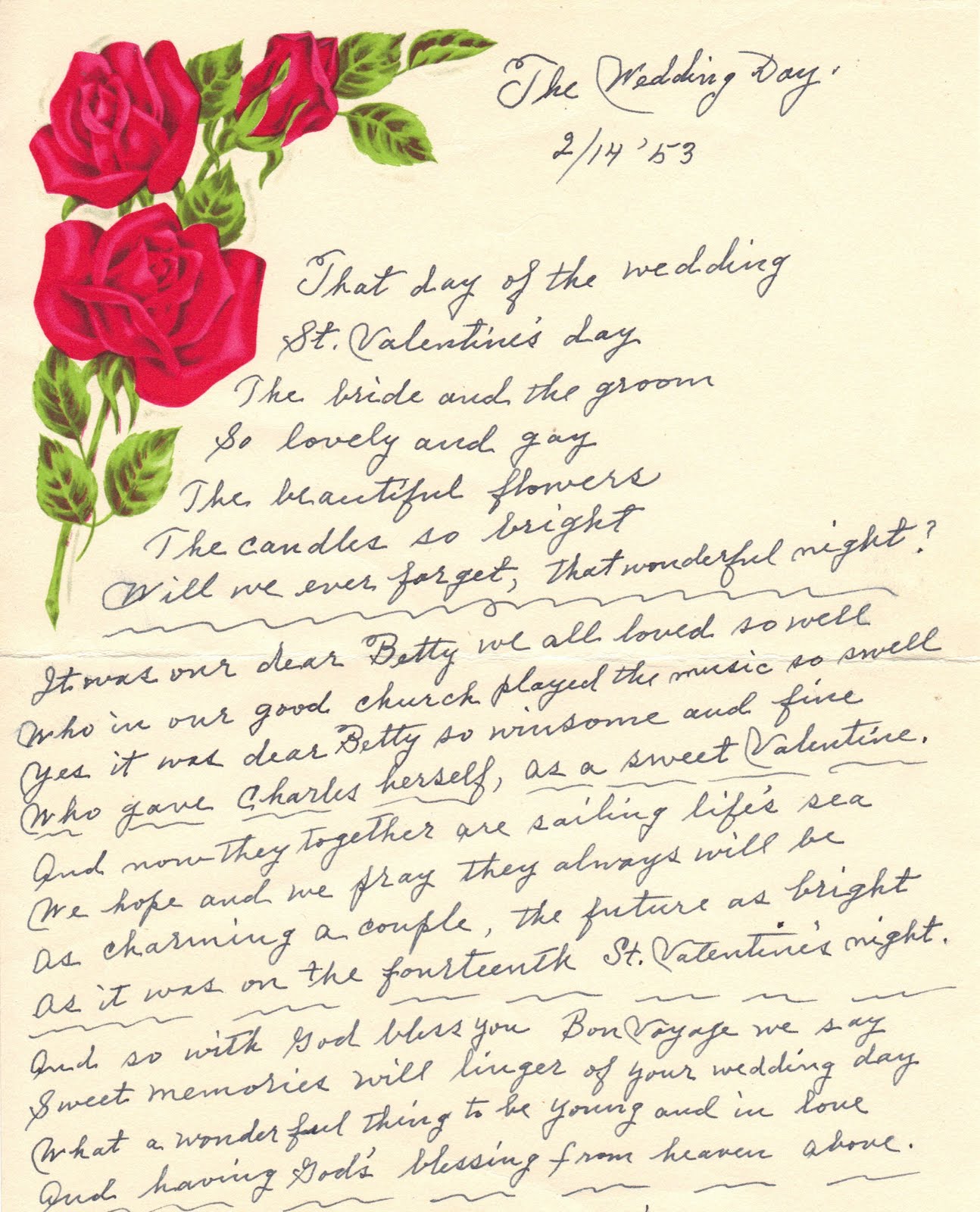 Poem For A Bride On Her Wedding Day From Friend Google Search