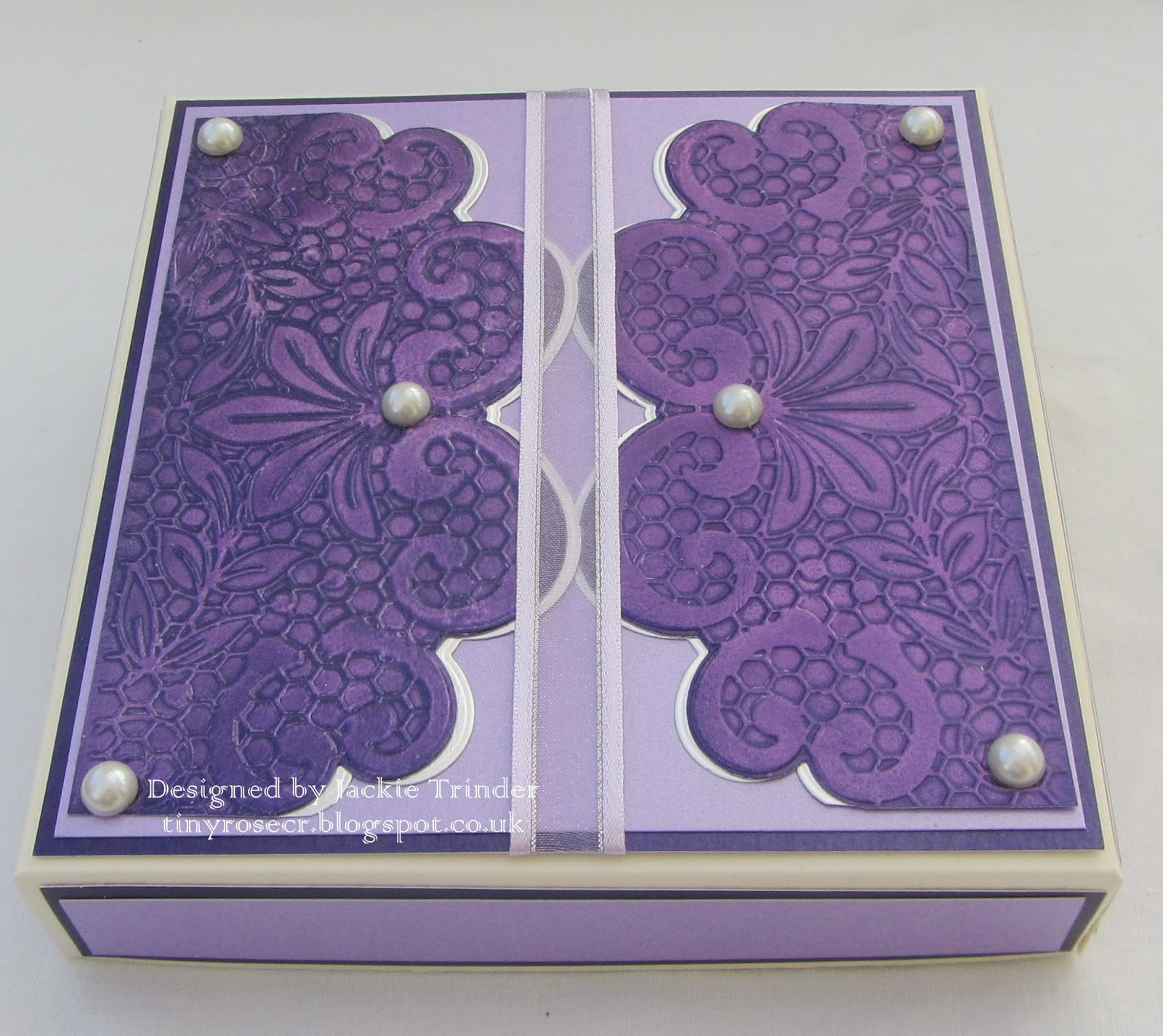 Tinyrose's Craft Room Tattered Lace Gatefold Embossing Folders and