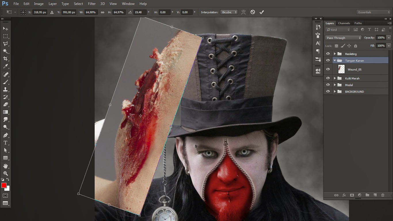 Extreme Tutorial Zombie dengan Photoshop Extreme Tutorial Zombie dengan Photoshop