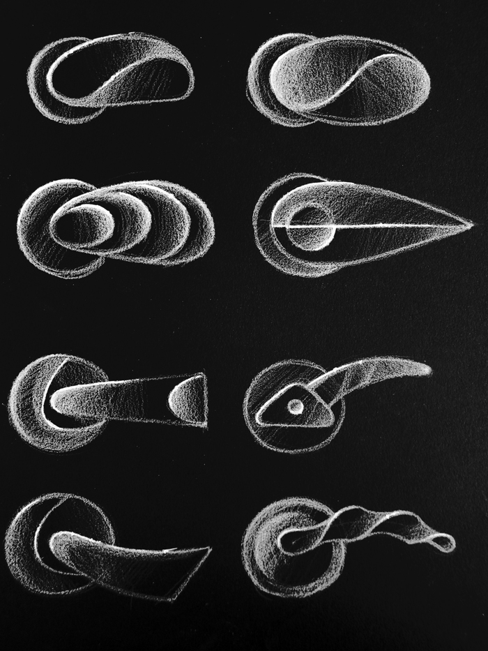 Yana Klimava Door Handle Sketches