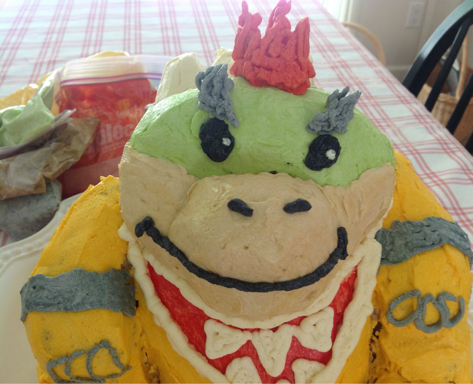 Small Fry Artworks BOWSER Jr. BIRTHDAY CAKE
