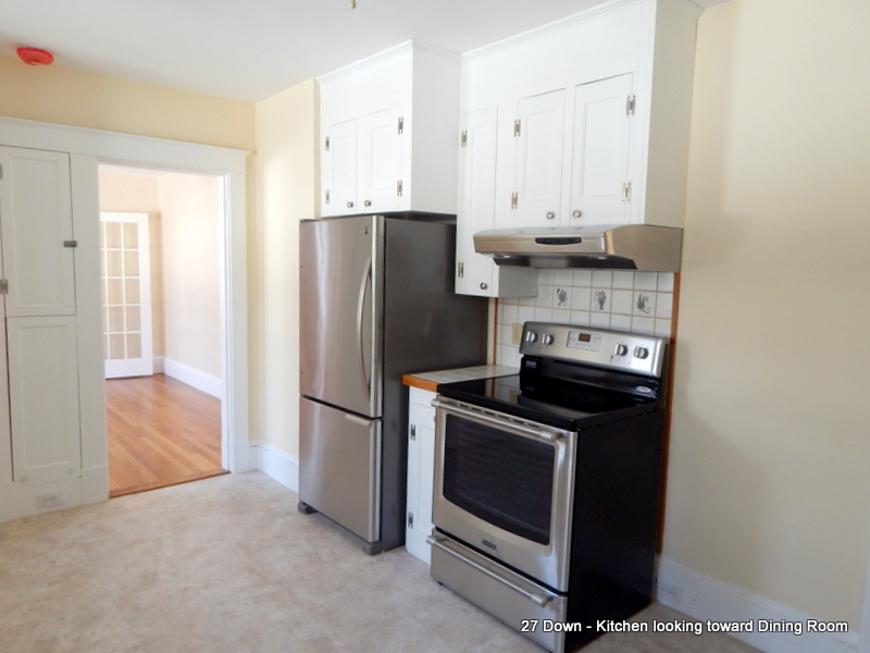 West Wall Kitchen looking toward Dining Room