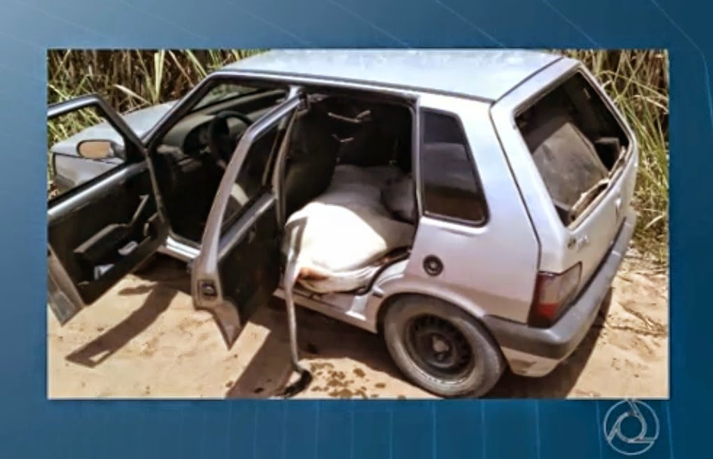 Homens são abordados tentando roubar um boi dentro de Fiat Uno na Paraíba