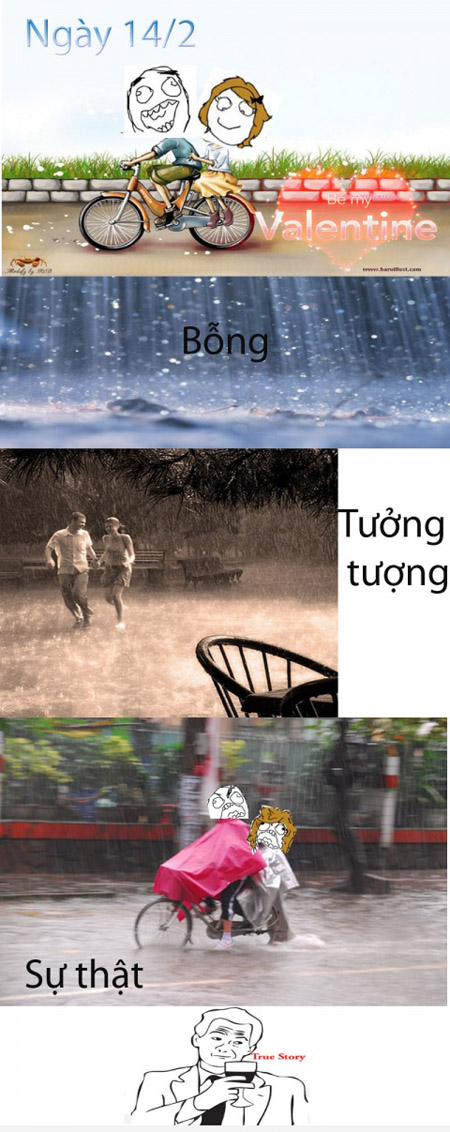 ẢNH CHẾ THƠ CHẾ NGÀY VALENTINE 14/2 