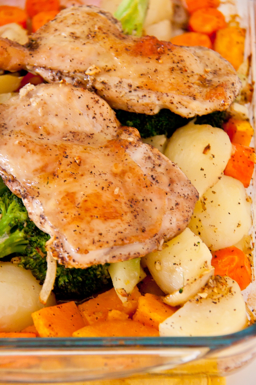 Life is Like a Long Journey Baked Black Pepper Chicken Chop