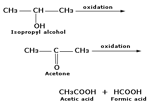 Image result for formic acid from secondary alcohol
