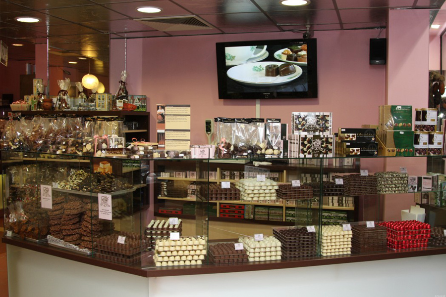 tienda de chocolates