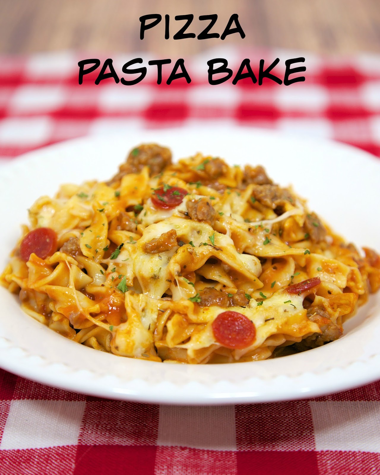 Pizza Pasta Bake Plain Chicken
