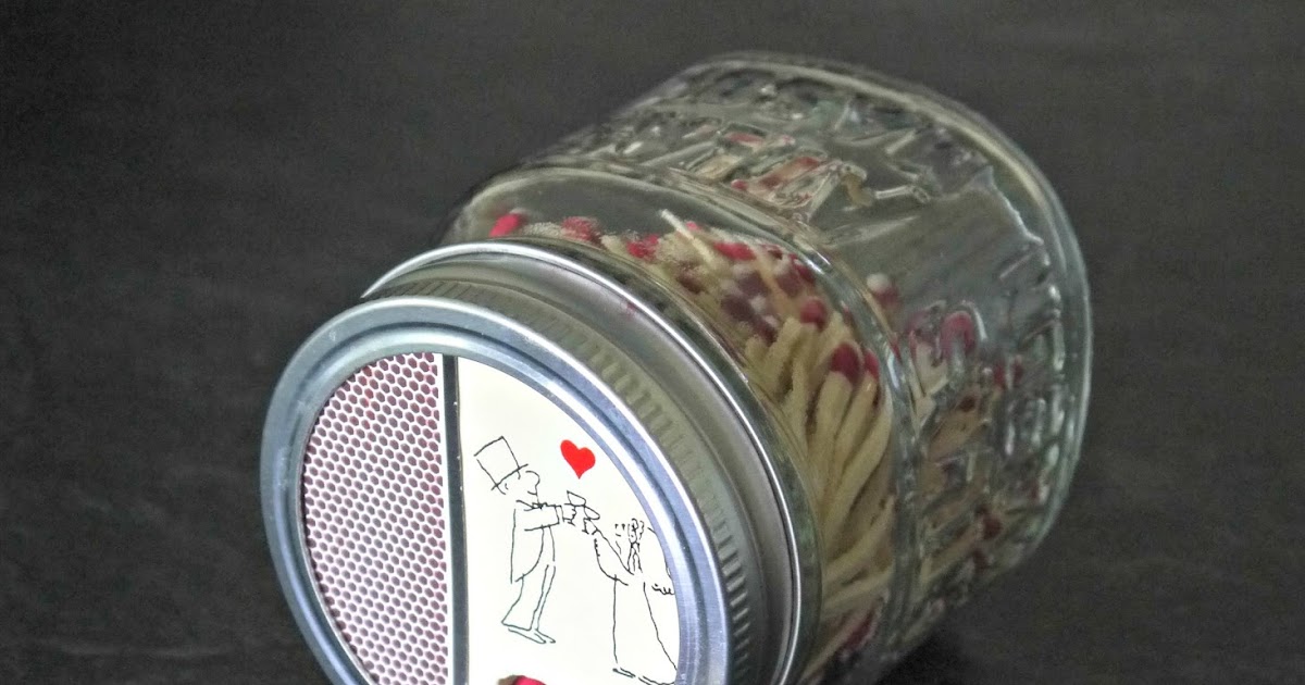 Sense and Simplicity Mason Jar Matchbox