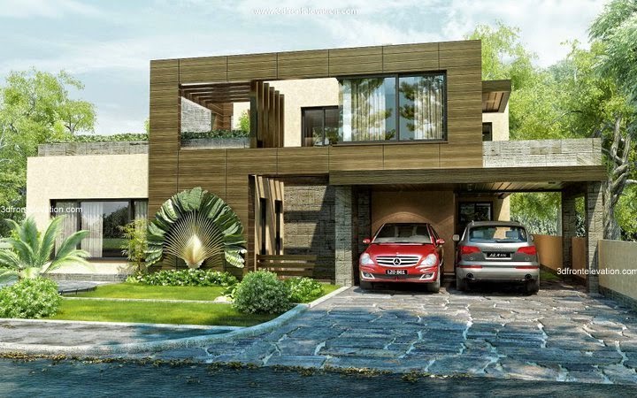 3D Front Elevation.com: Beautiful Modern Style House Design in DHA ...