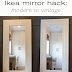 Master Makeover: DIY Floor Mirror—from Ikea to Vintage