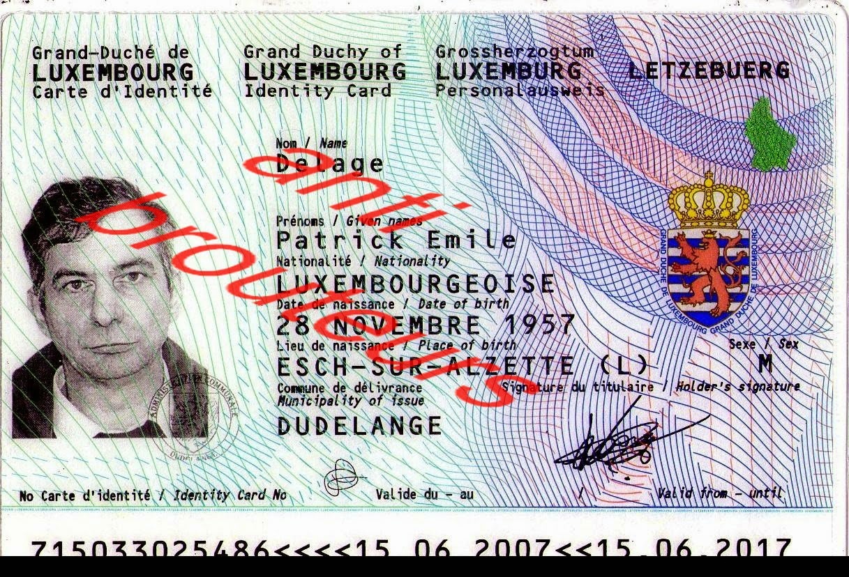 16+ Belgique Carte D&#039;identité Background
