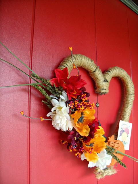 FALL WREATH, DOLLAR TREE WREATH, VALENTINE'S WREATH, FALL DECOR, FALL FLOWERS,