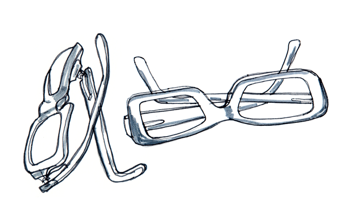 Glasses Sketches