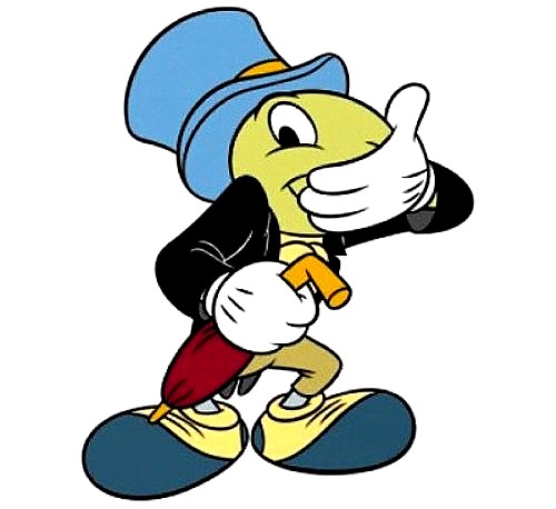 Jiminy Cricket (Gambar kartun 4)