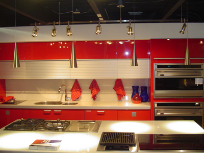 Diseño de interiores & arquitectura: diseños de cocinas rojas.