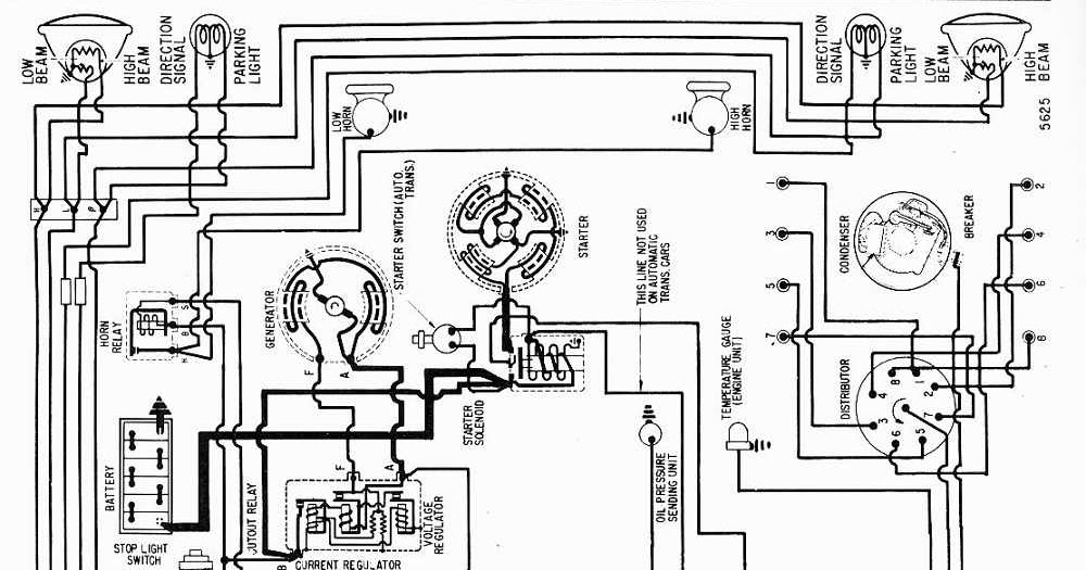 Wiring Diagrams 911: Wiring Diagram of 1956 Nash Ambassador