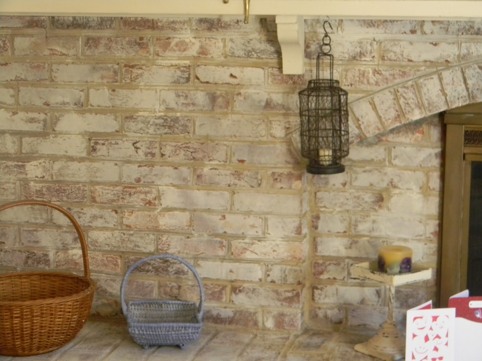 The Painted Drawer Whitewashed Brick