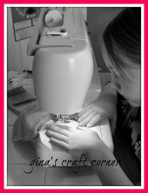 Gina's Craft Corner: Teaching Kids to Sew