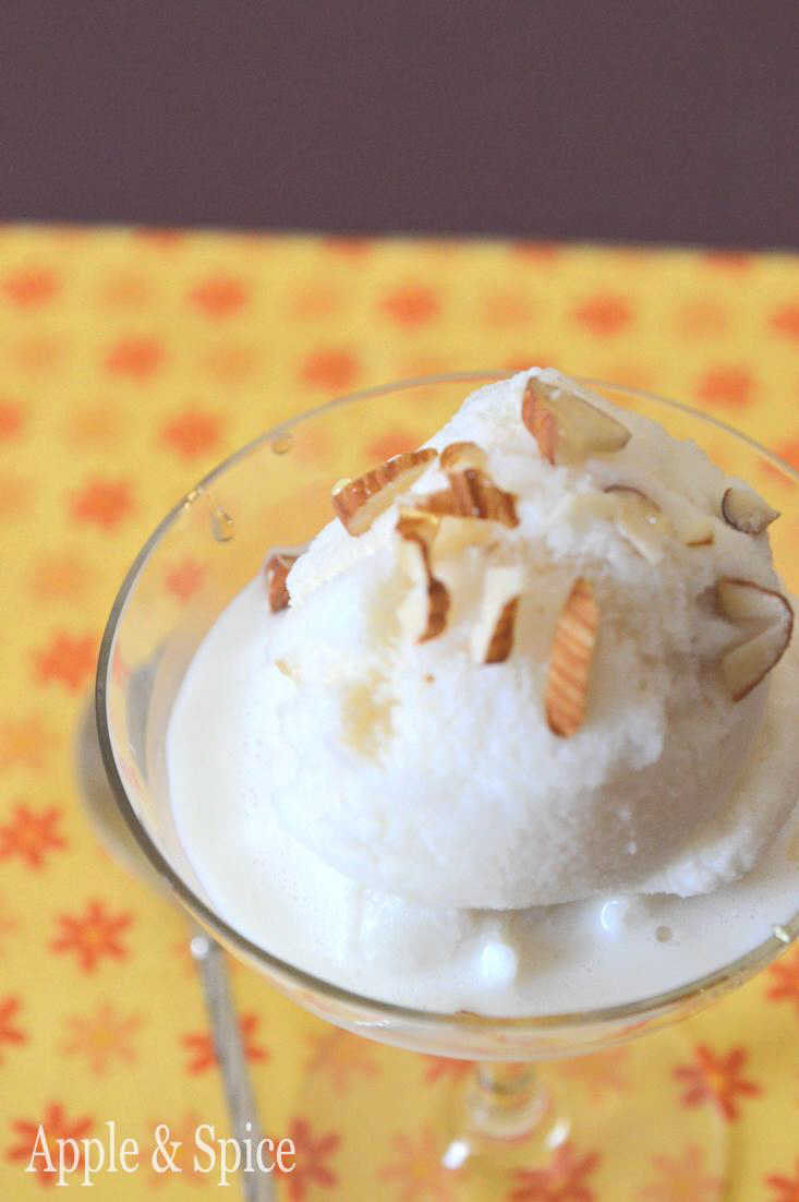 Apple & Spice Buffalo Milk, Honey & Almond Gelato