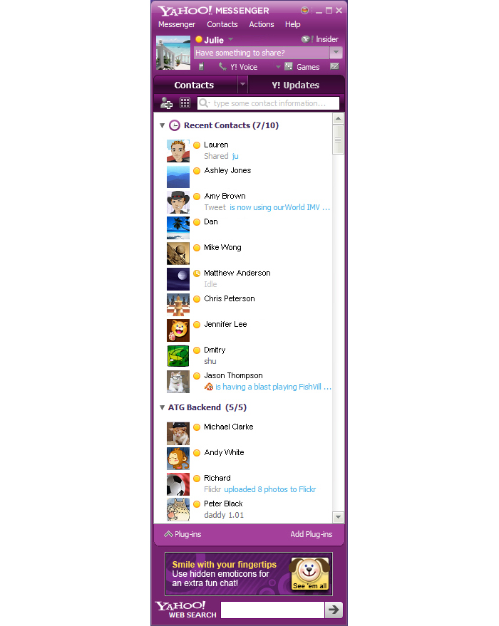 Program Yahoo Messenger 9