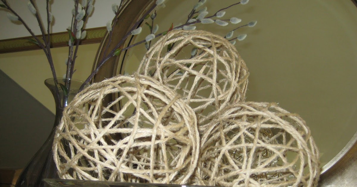Obssesed with Design Jute Balls... they actually worked!