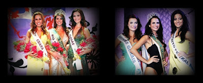 MISSES UNIVERSO BRASIL TOP TRES 2008 E 2009