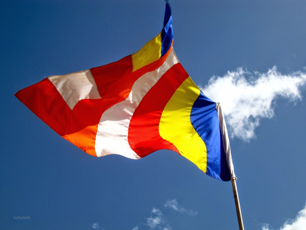The Origin and Meaning of the Buddhist Flag Wishwa Karma