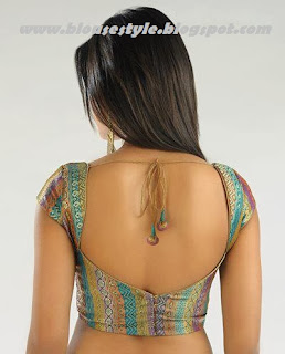 back neck blouse model