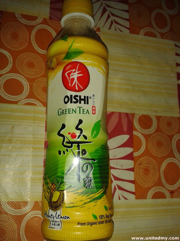 OISHI Green Tea with Honey Lemon