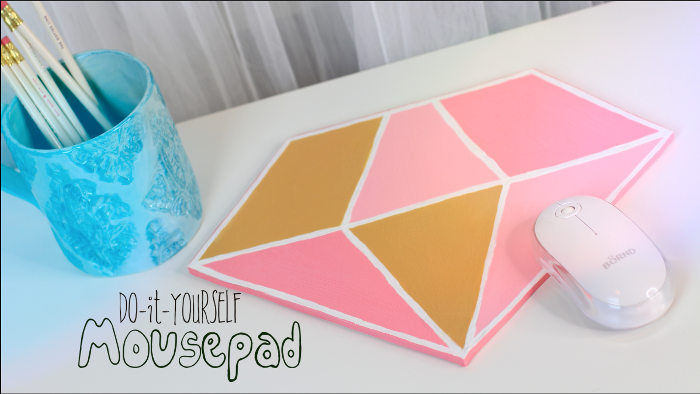 Dose of Lisa Pullano DIY Mousepad "Diamond" Style Diy mouse pad