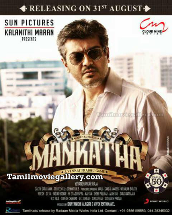 Mankatha Release On 31st August Latest New Poster Banner Wallpaper