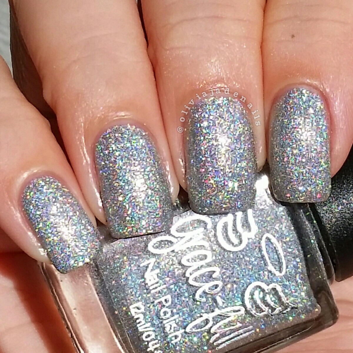 Grace-full Nail Polish Rain Upon The Moon swatched by Olivia Jade Nails