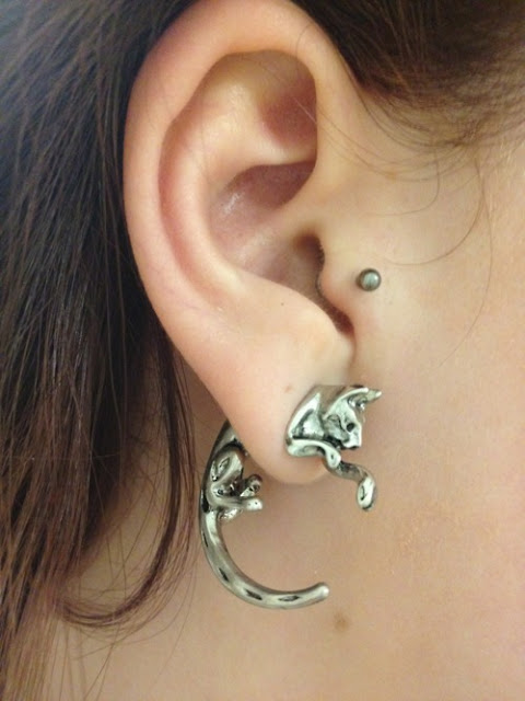 style of a youngster weird earrings