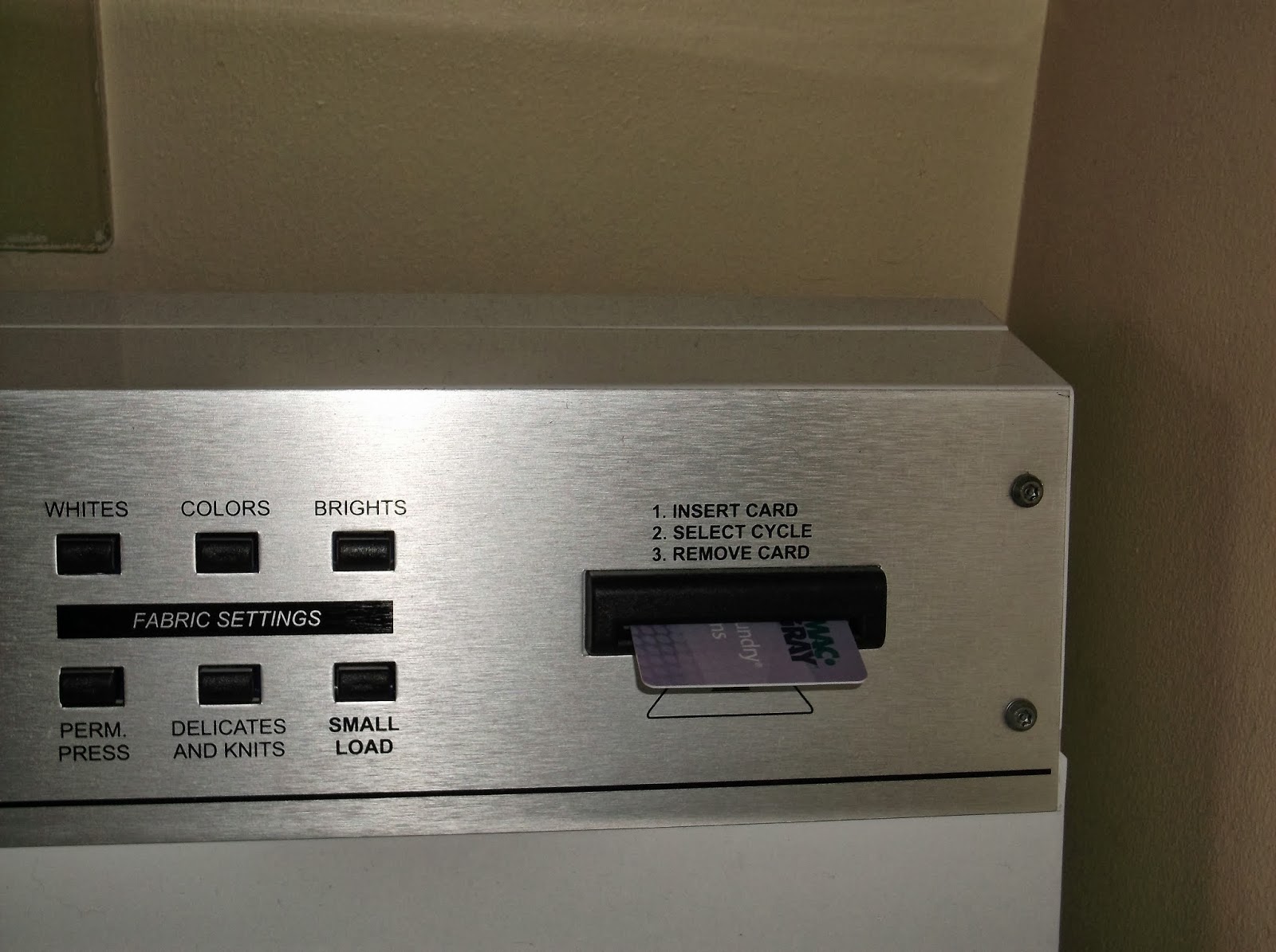 New York State of Mind OUR NEW LAUNDRY WASHER & DRYER USE CREDIT CARDS