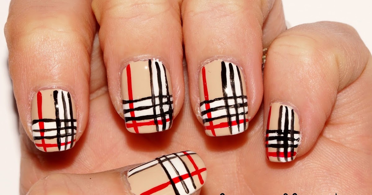 8. Burberry Brand Nail Tips - wide 1