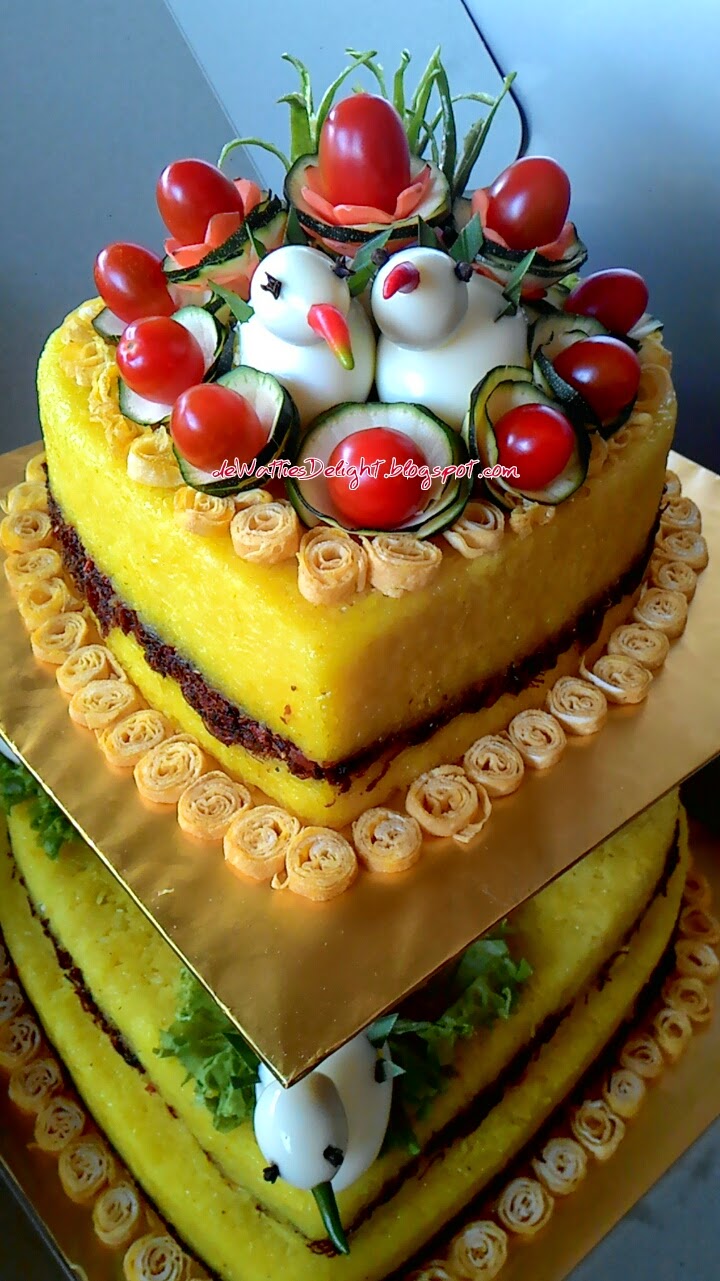 Wattie's HomeMade Decorated Yellow Glutinous Rice for Wedding