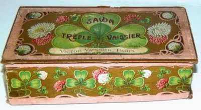 Boîte savon Trèfle