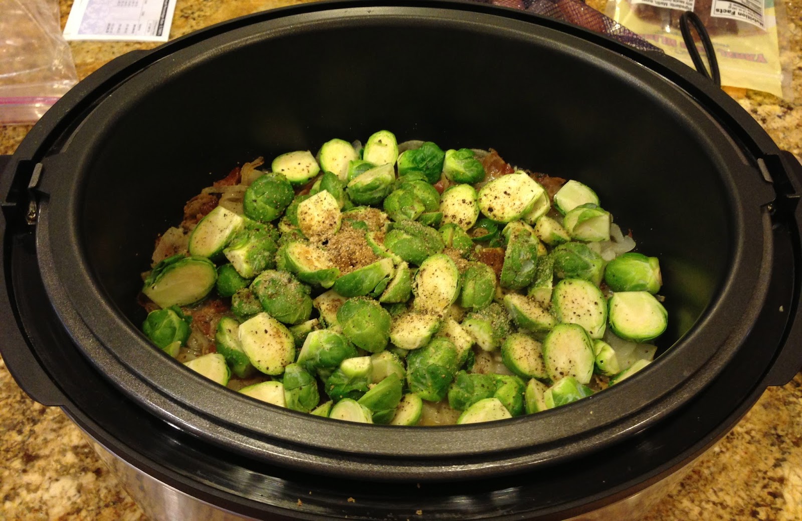 TASTE OF HAWAII BRUSSELS SPROUTS IN PRESSURE COOKER